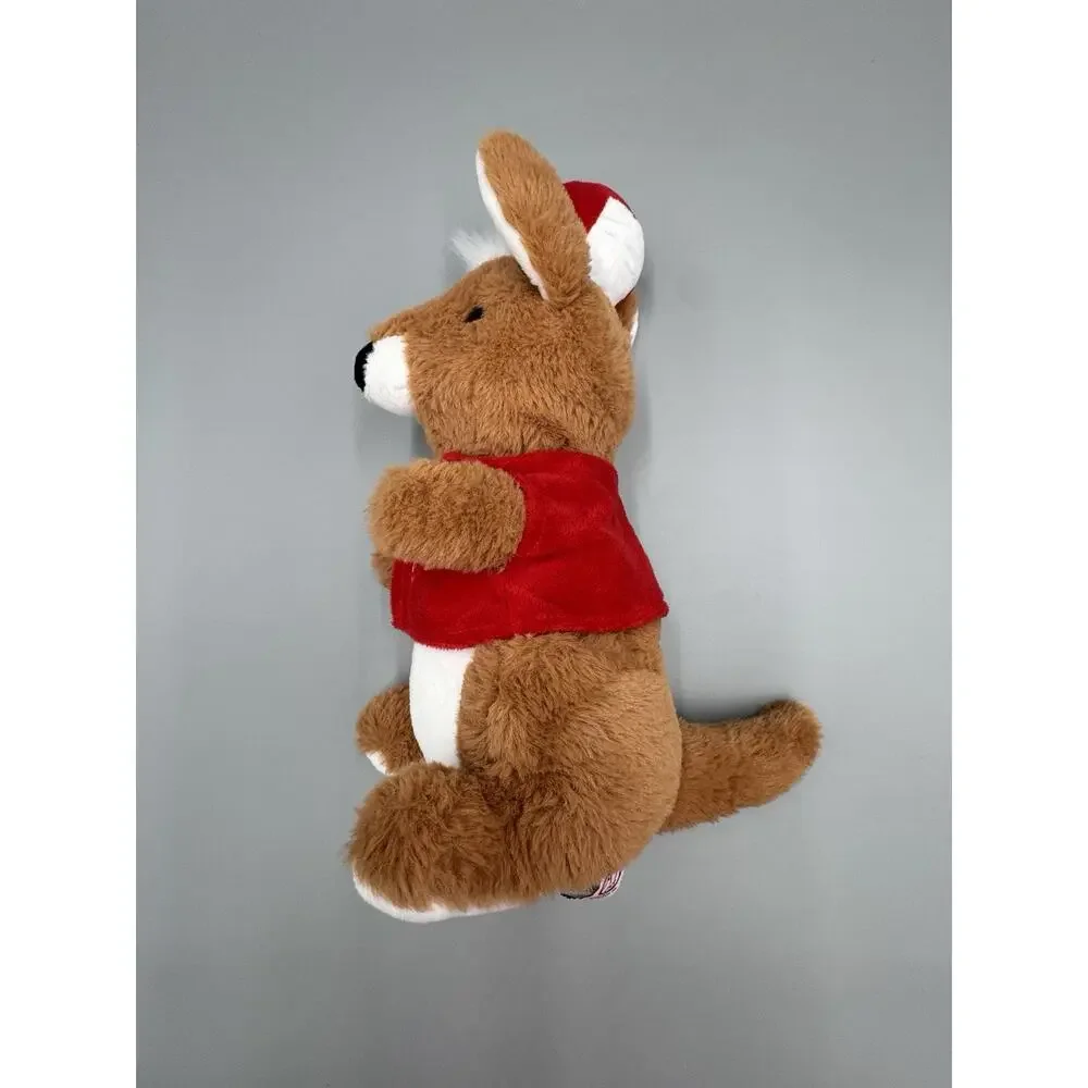 Kenny Kangaroo Plush In Red Vest & Hat 13” Stuffed Animal Kennywood Park Fiesta